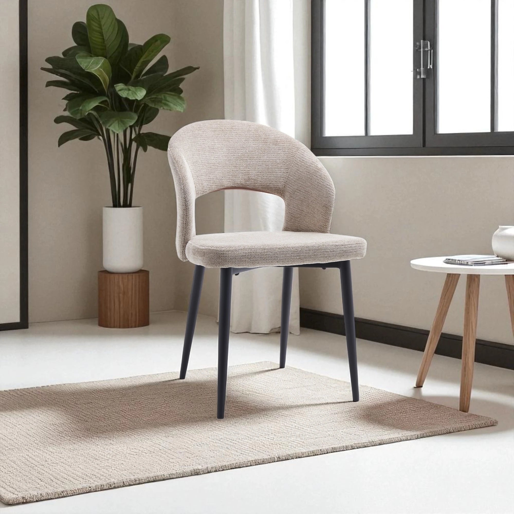 Denise - sedia in tessuto